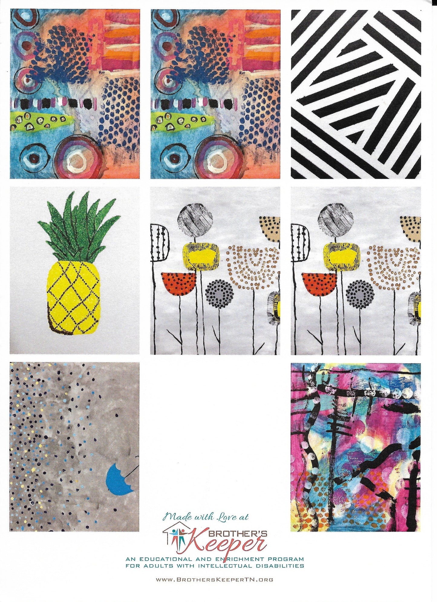 Artwork Greeting Card Pack - Abstract Art