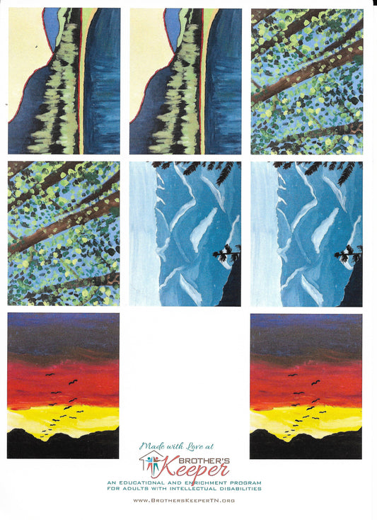 Artwork Greeting Card Pack - Mountain Home