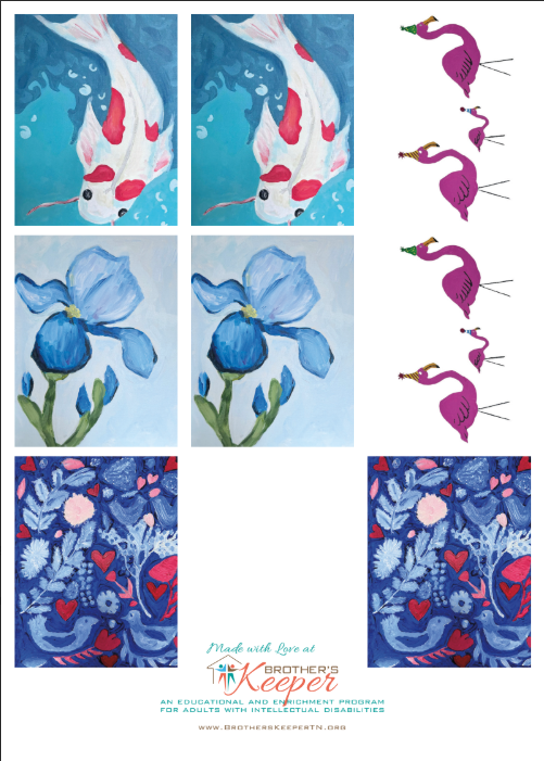 Artwork Greeting Card Pack - The Blues