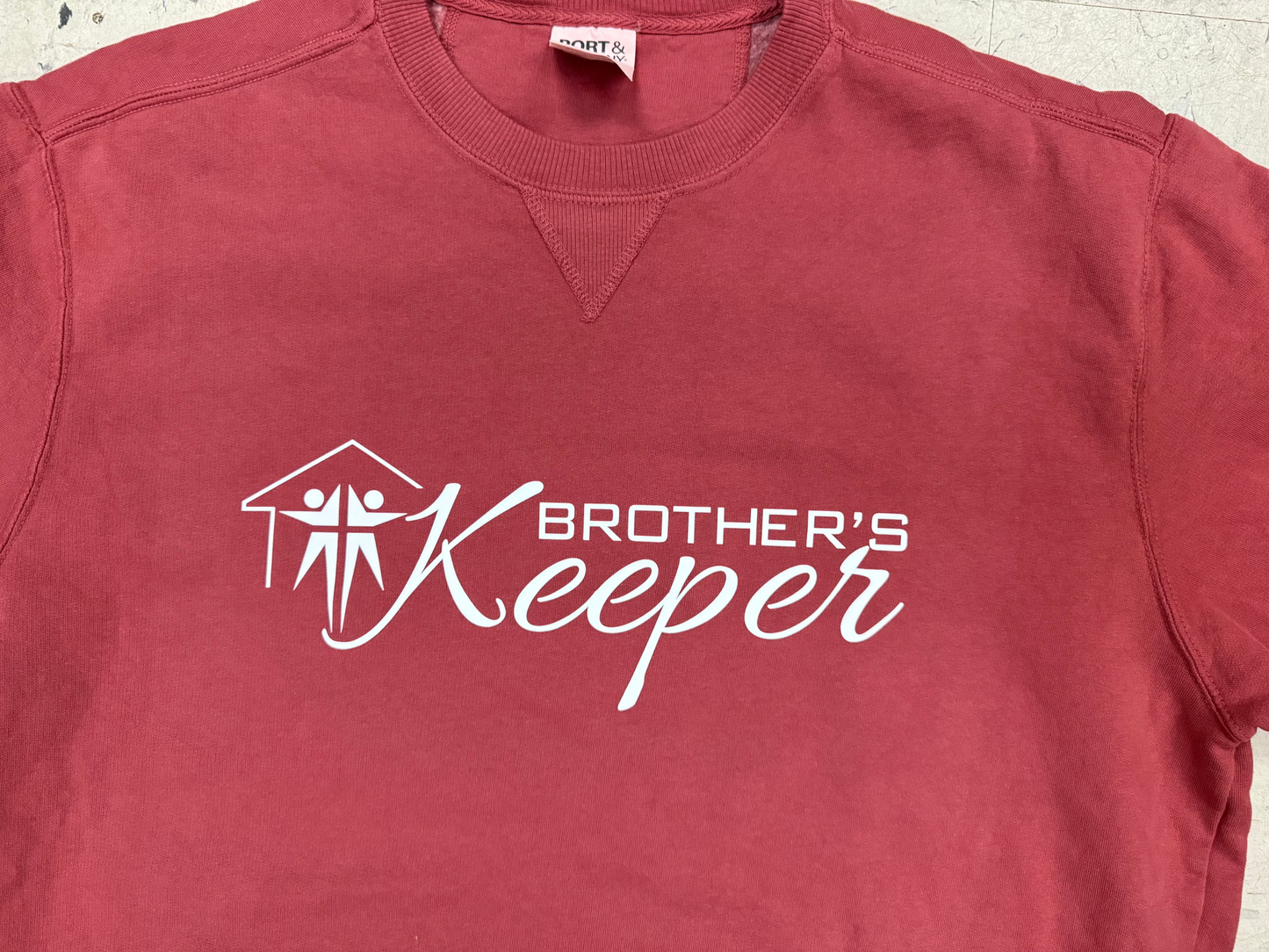 BK Logo Port & Co Sweatshirt