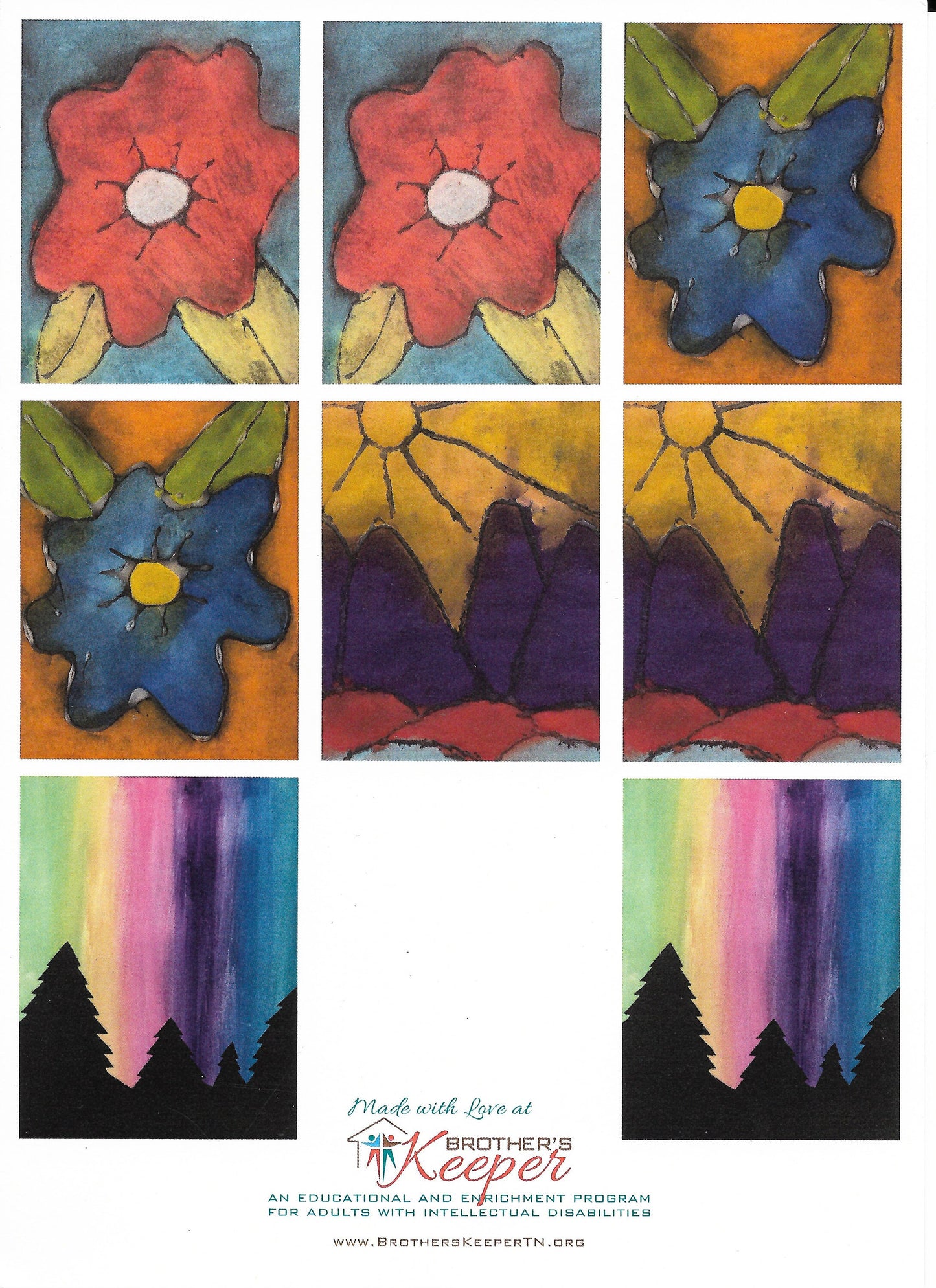 Artwork Greeting Card Pack - Pastels